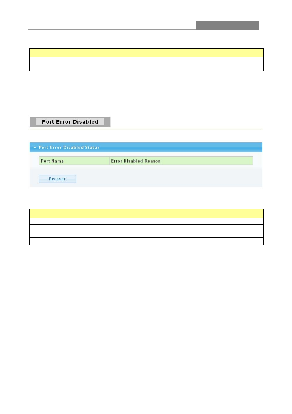 3 port error disabled, 4 bandwidth utilization, Web smart switch | LevelOne GES-2452 User Manual | Page 23 / 94