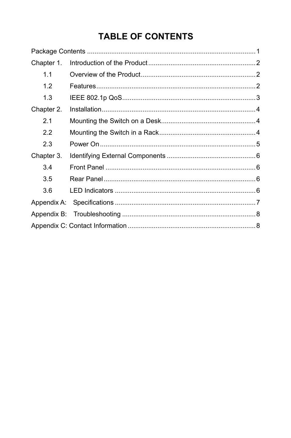 LevelOne GSW-2457 User Manual | Page 4 / 12