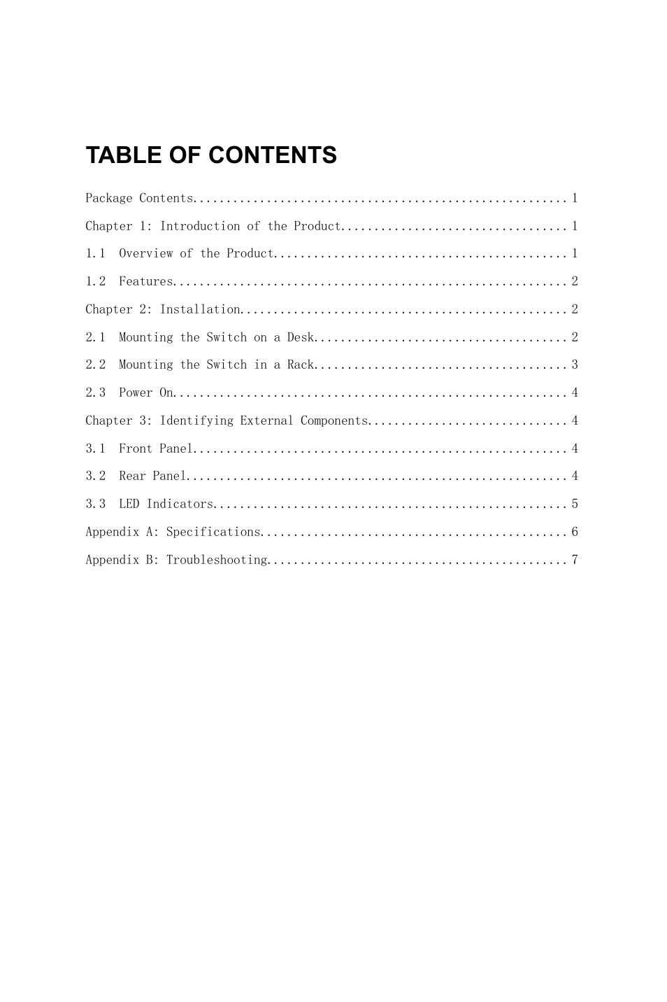 LevelOne GSW-2457 User Manual | Page 4 / 11