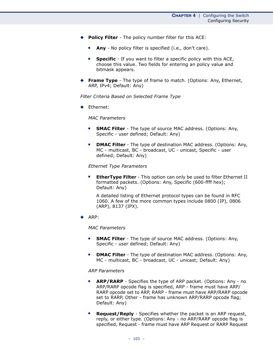 LevelOne GSW-4876 User Manual | Page 103 / 314