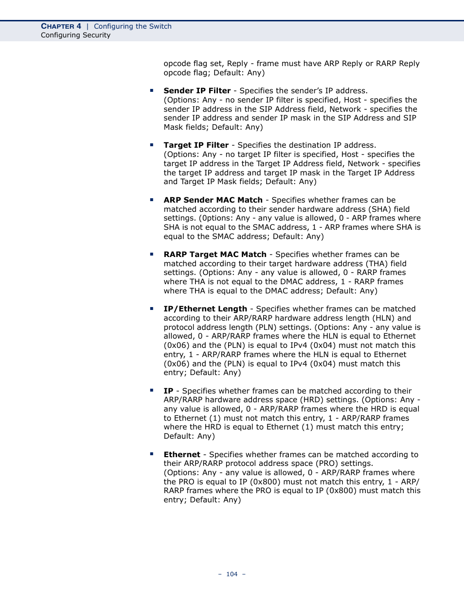 LevelOne GSW-4876 User Manual | Page 104 / 314