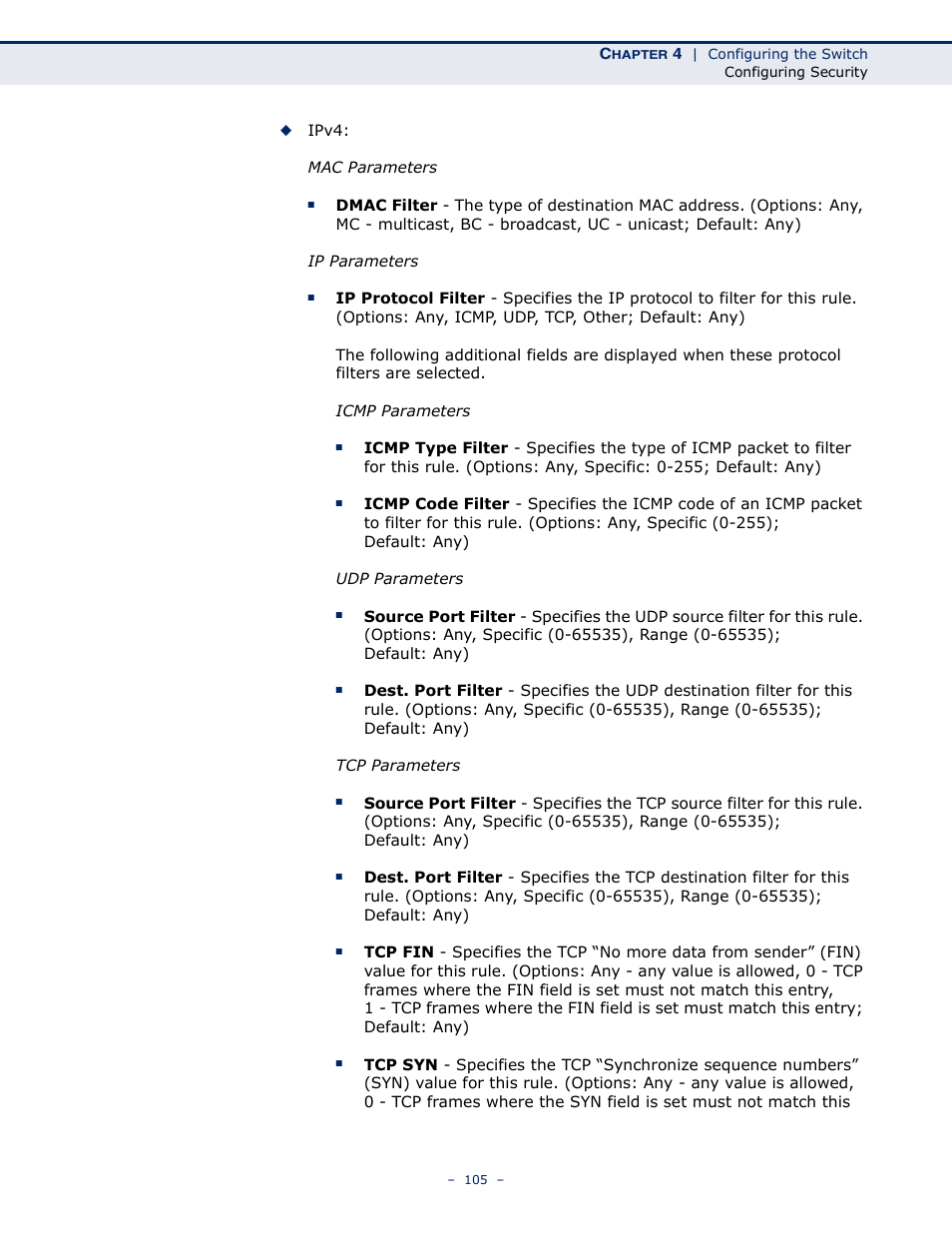 LevelOne GSW-4876 User Manual | Page 105 / 314