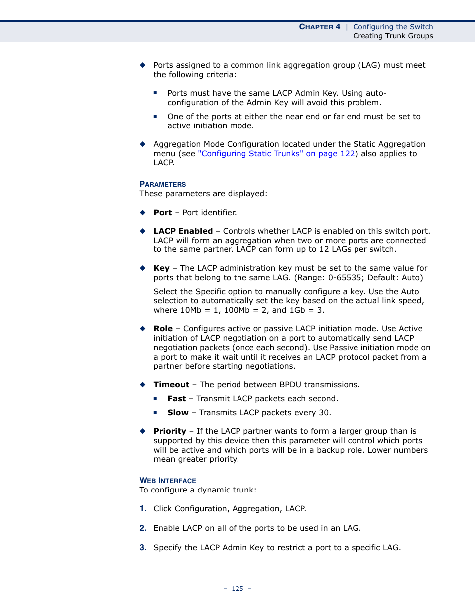 LevelOne GSW-4876 User Manual | Page 125 / 314