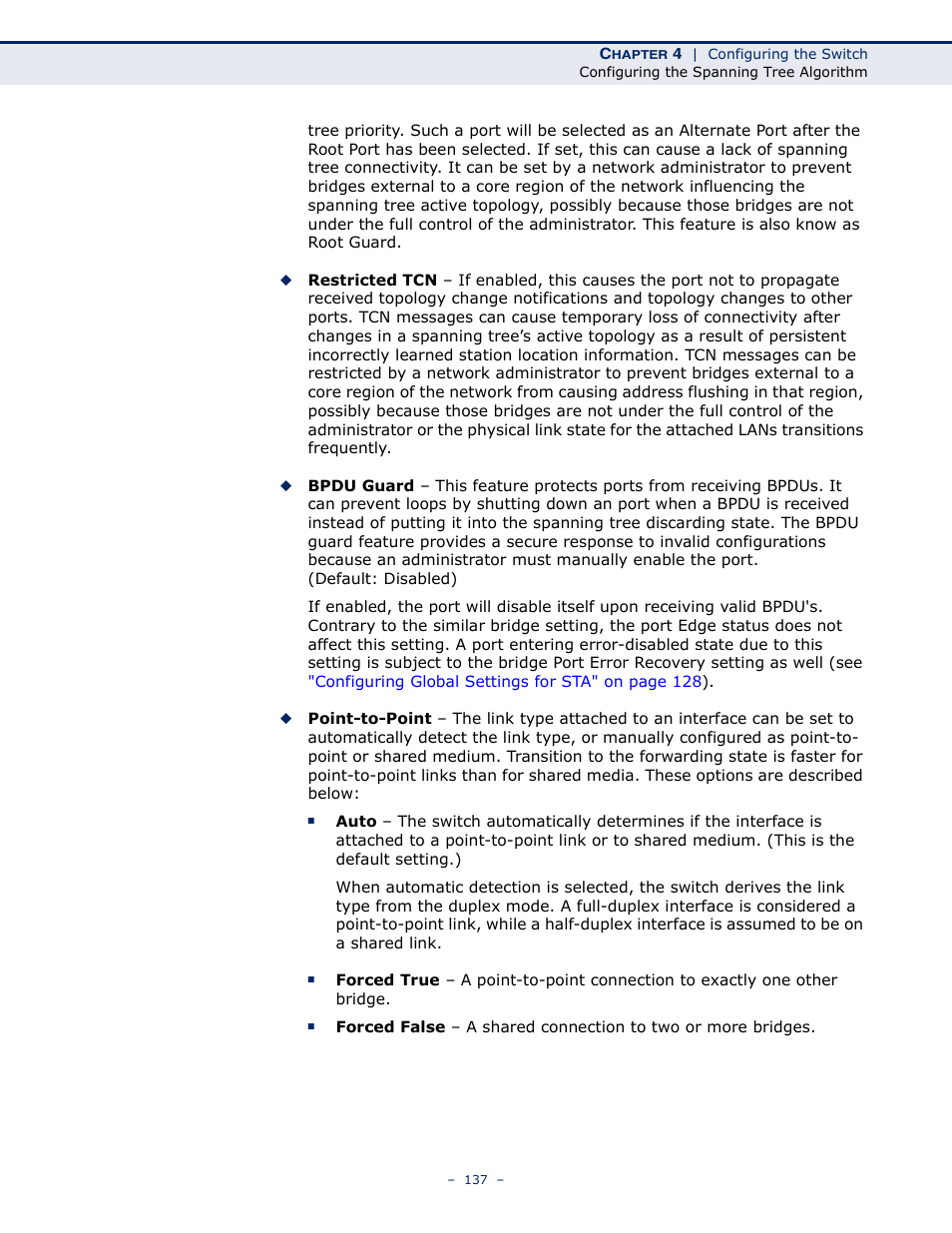 LevelOne GSW-4876 User Manual | Page 137 / 314