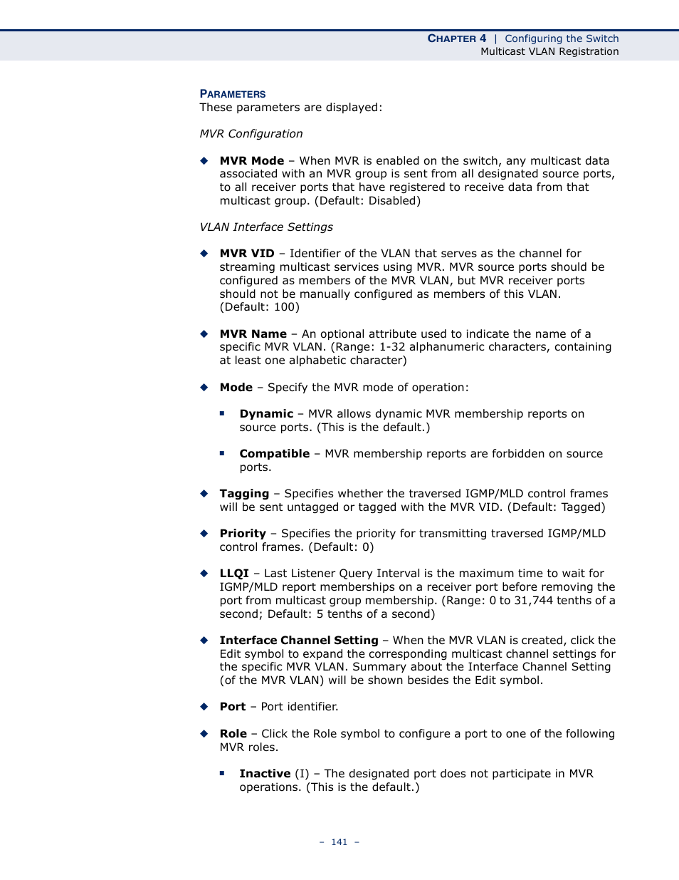 LevelOne GSW-4876 User Manual | Page 141 / 314