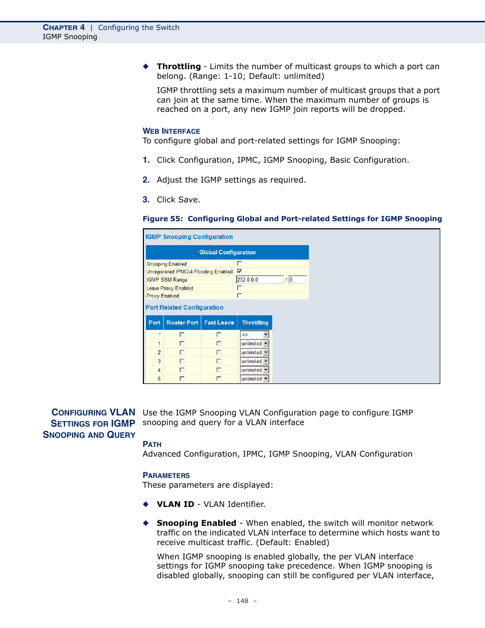 LevelOne GSW-4876 User Manual | Page 148 / 314