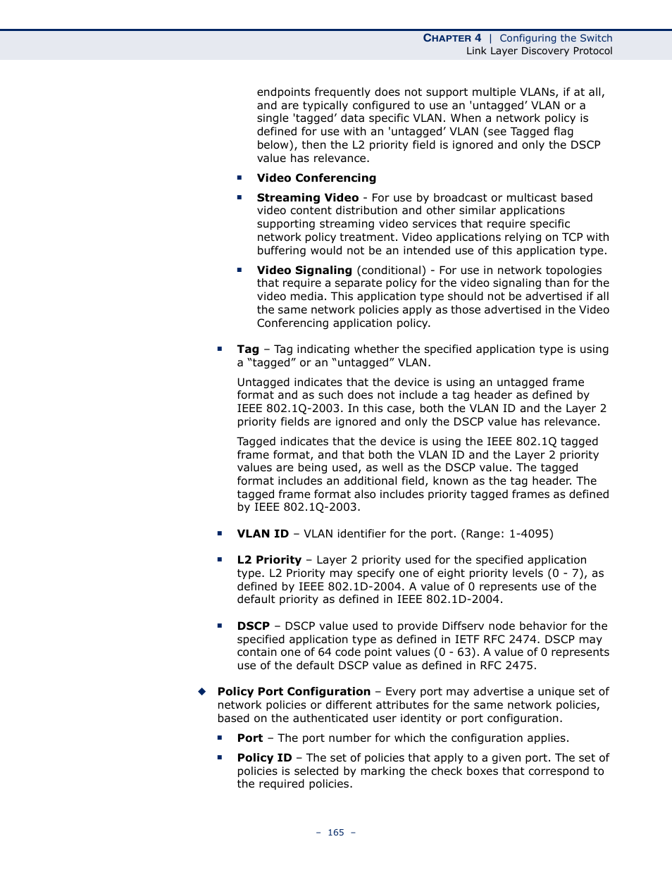 LevelOne GSW-4876 User Manual | Page 165 / 314
