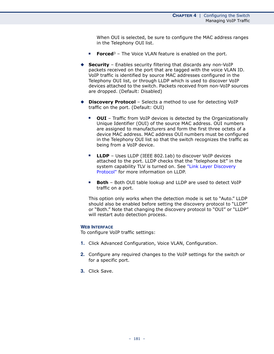 LevelOne GSW-4876 User Manual | Page 181 / 314