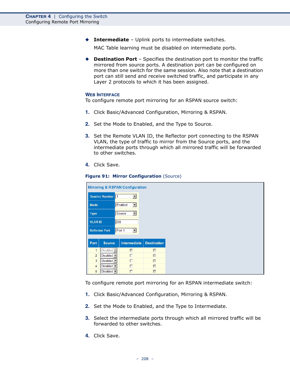 Figure 91: mirror configuration (source) | LevelOne GSW-4876 User Manual | Page 208 / 314