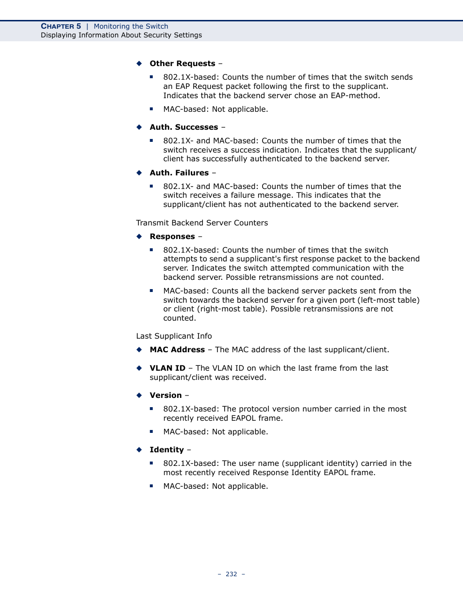 LevelOne GSW-4876 User Manual | Page 232 / 314