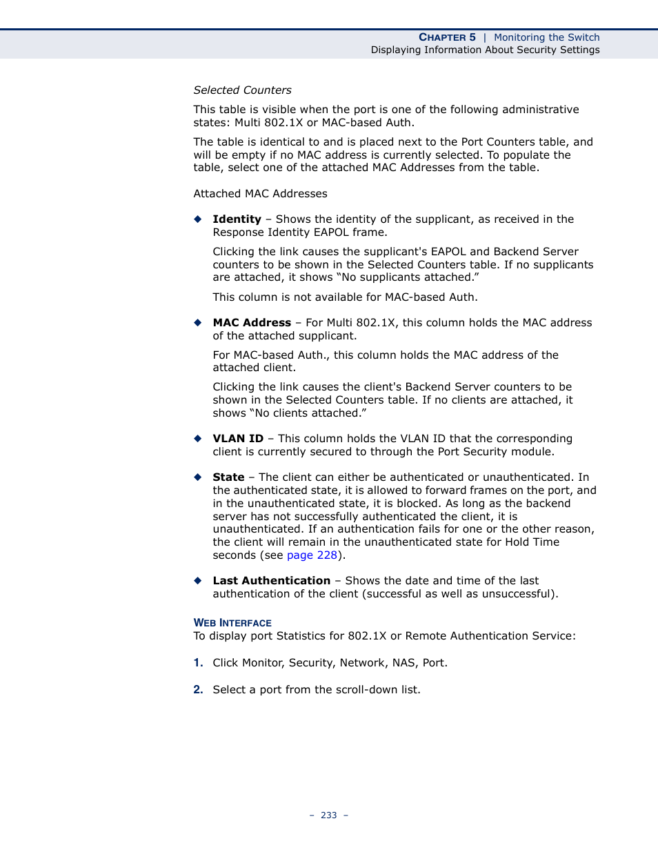 LevelOne GSW-4876 User Manual | Page 233 / 314