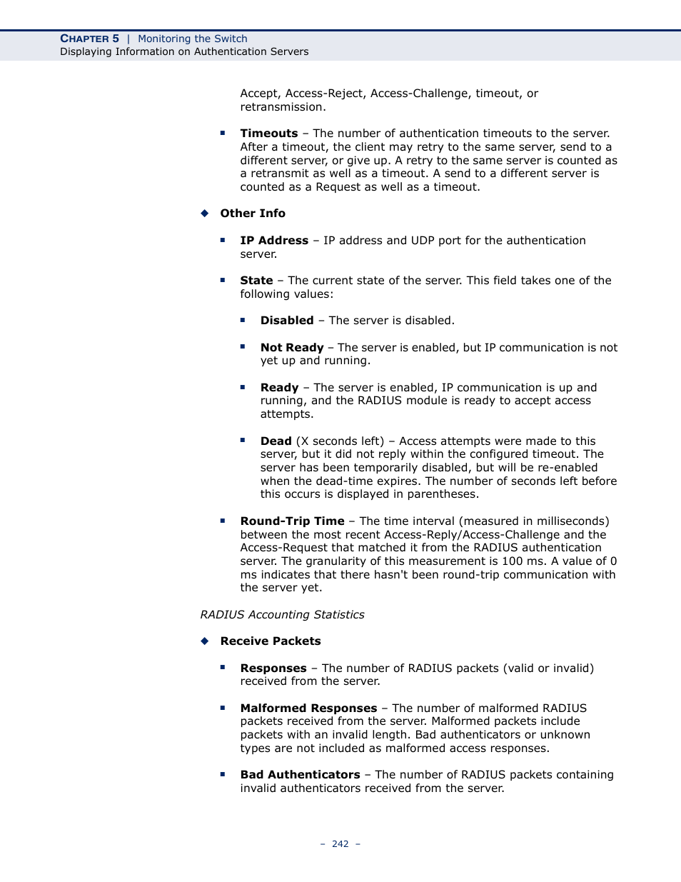 LevelOne GSW-4876 User Manual | Page 242 / 314