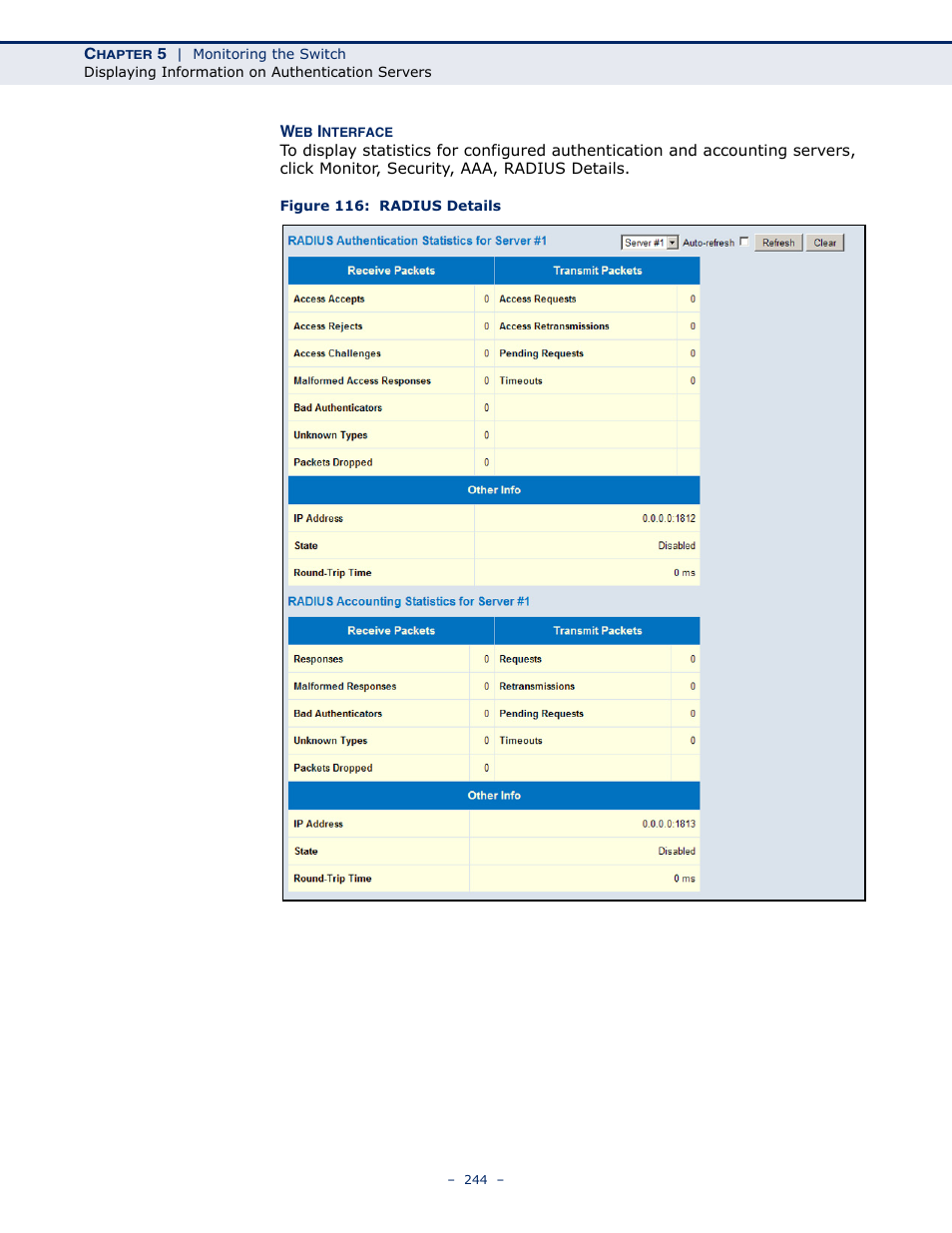 Figure 116: radius details | LevelOne GSW-4876 User Manual | Page 244 / 314