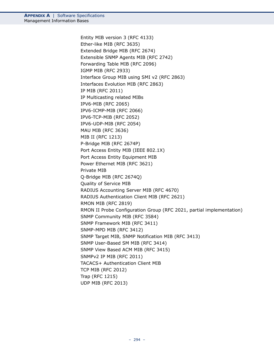 LevelOne GSW-4876 User Manual | Page 294 / 314