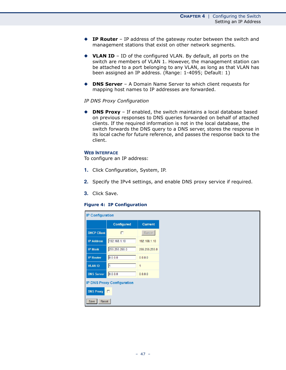 Figure 4: ip configuration | LevelOne GSW-4876 User Manual | Page 47 / 314