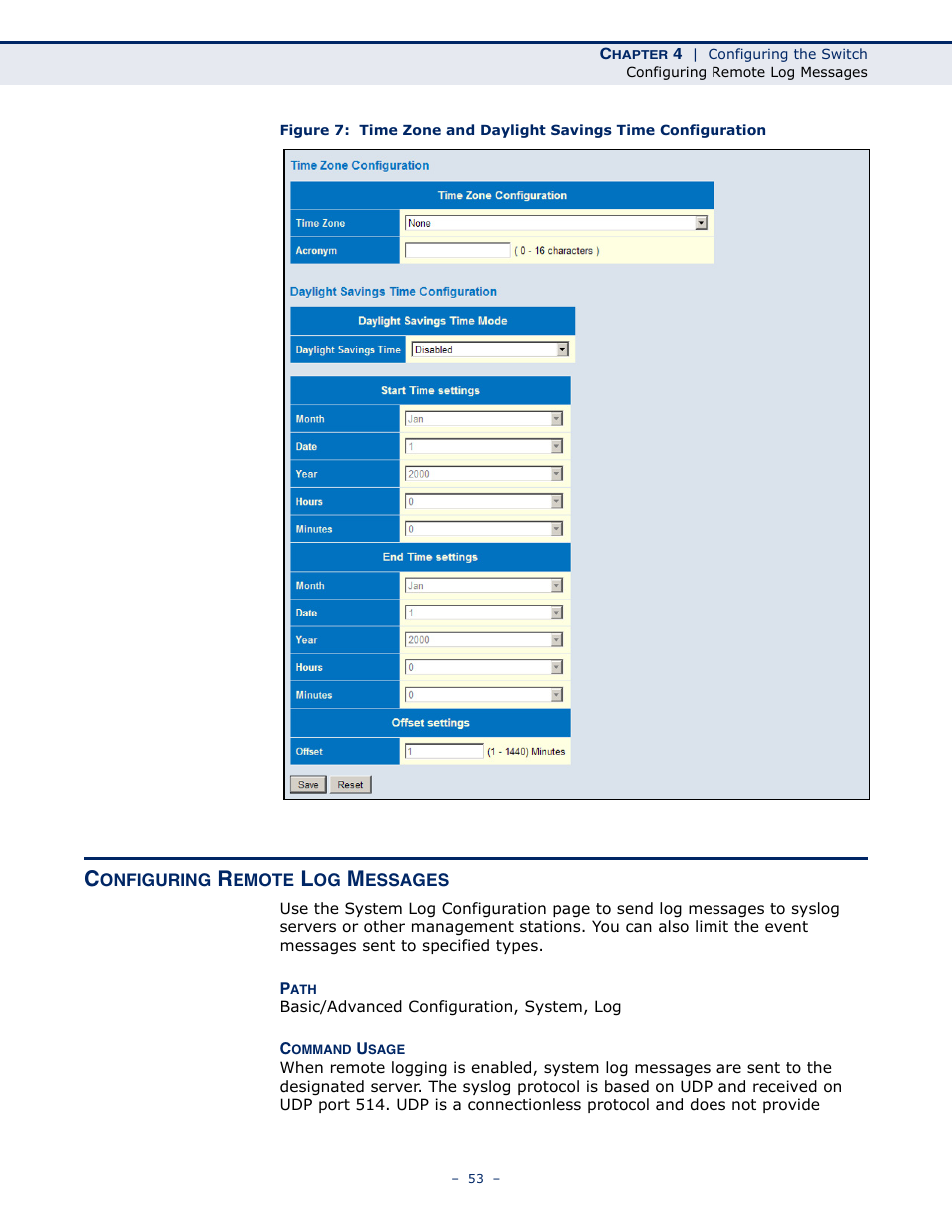 Configuring remote log messages | LevelOne GSW-4876 User Manual | Page 53 / 314