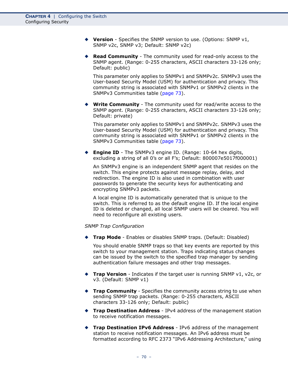 LevelOne GSW-4876 User Manual | Page 70 / 314