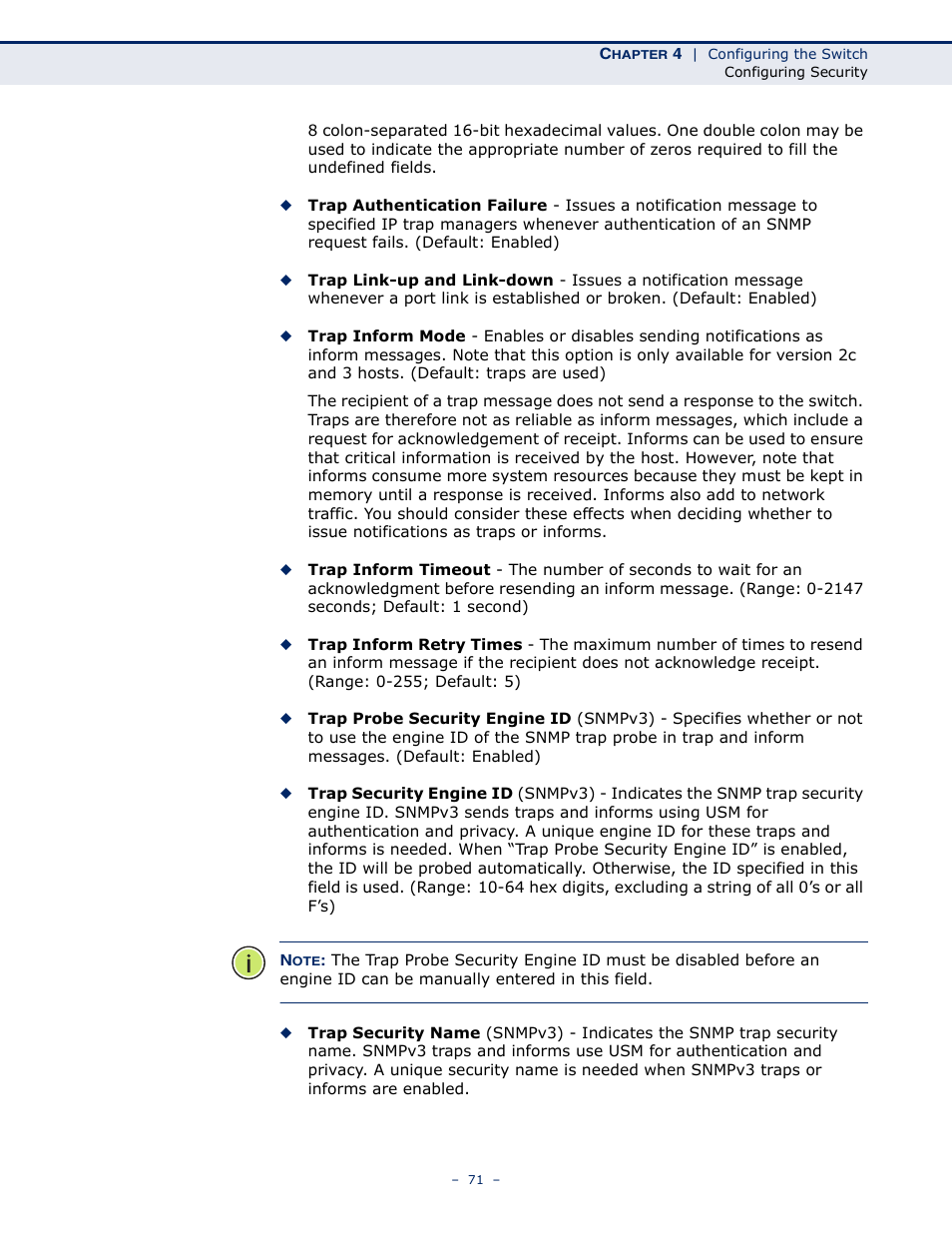 LevelOne GSW-4876 User Manual | Page 71 / 314