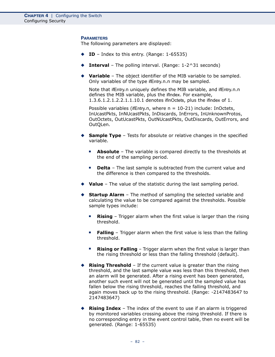 LevelOne GSW-4876 User Manual | Page 82 / 314