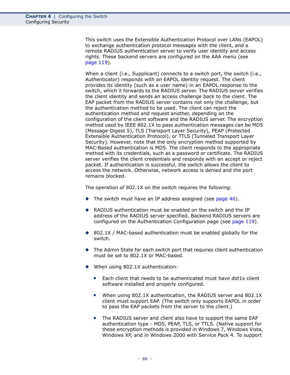 LevelOne GSW-4876 User Manual | Page 88 / 314