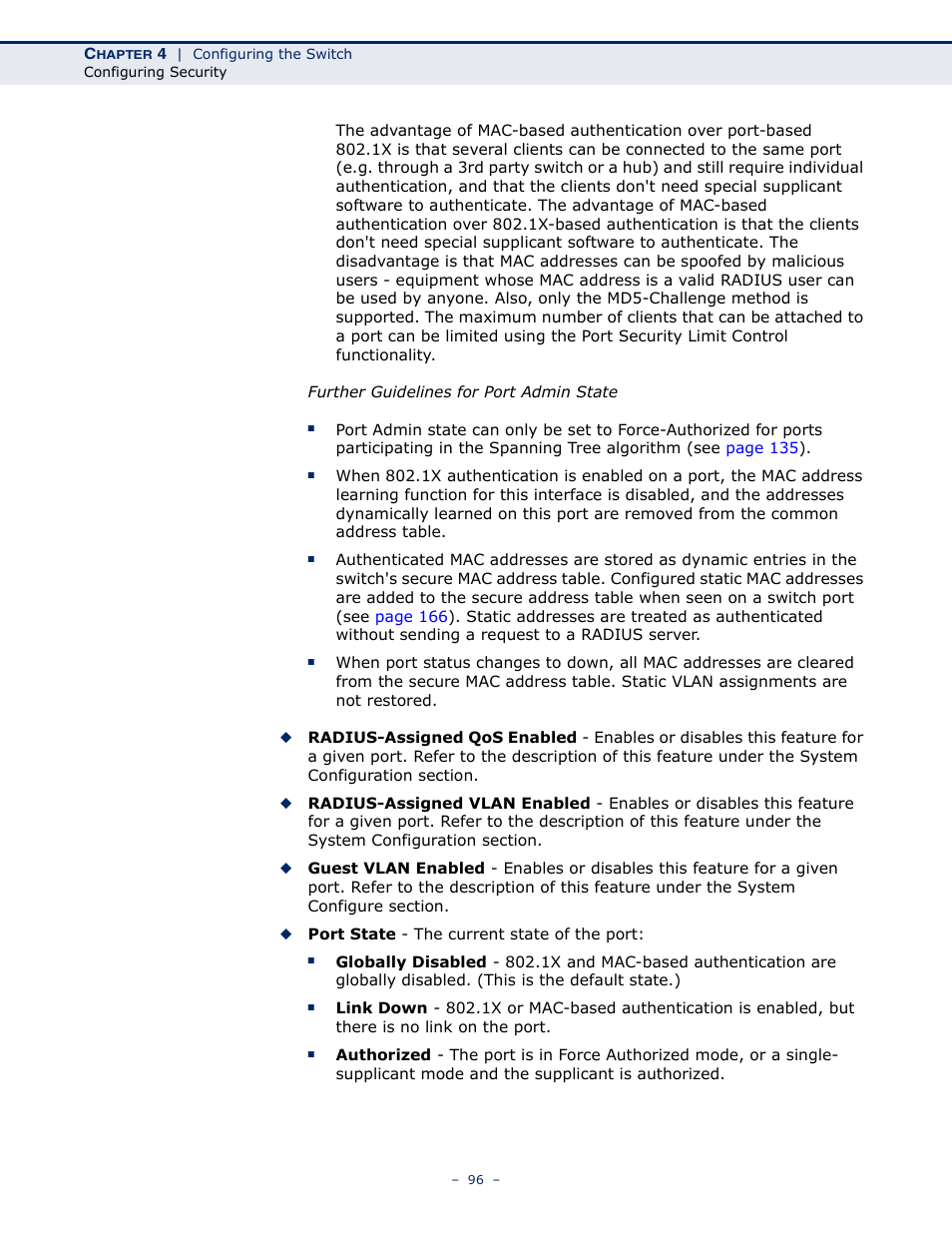 LevelOne GSW-4876 User Manual | Page 96 / 314