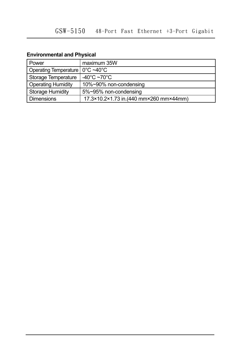 Gsw-5150 | LevelOne GSW-5150 User Manual | Page 12 / 12