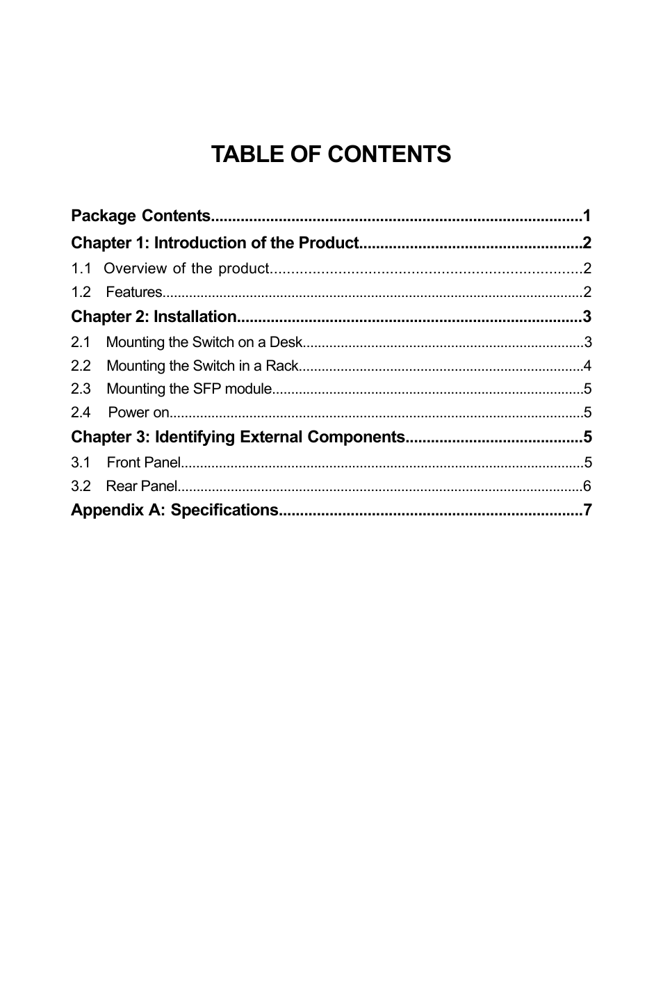 LevelOne GSW-5150 User Manual | Page 4 / 12