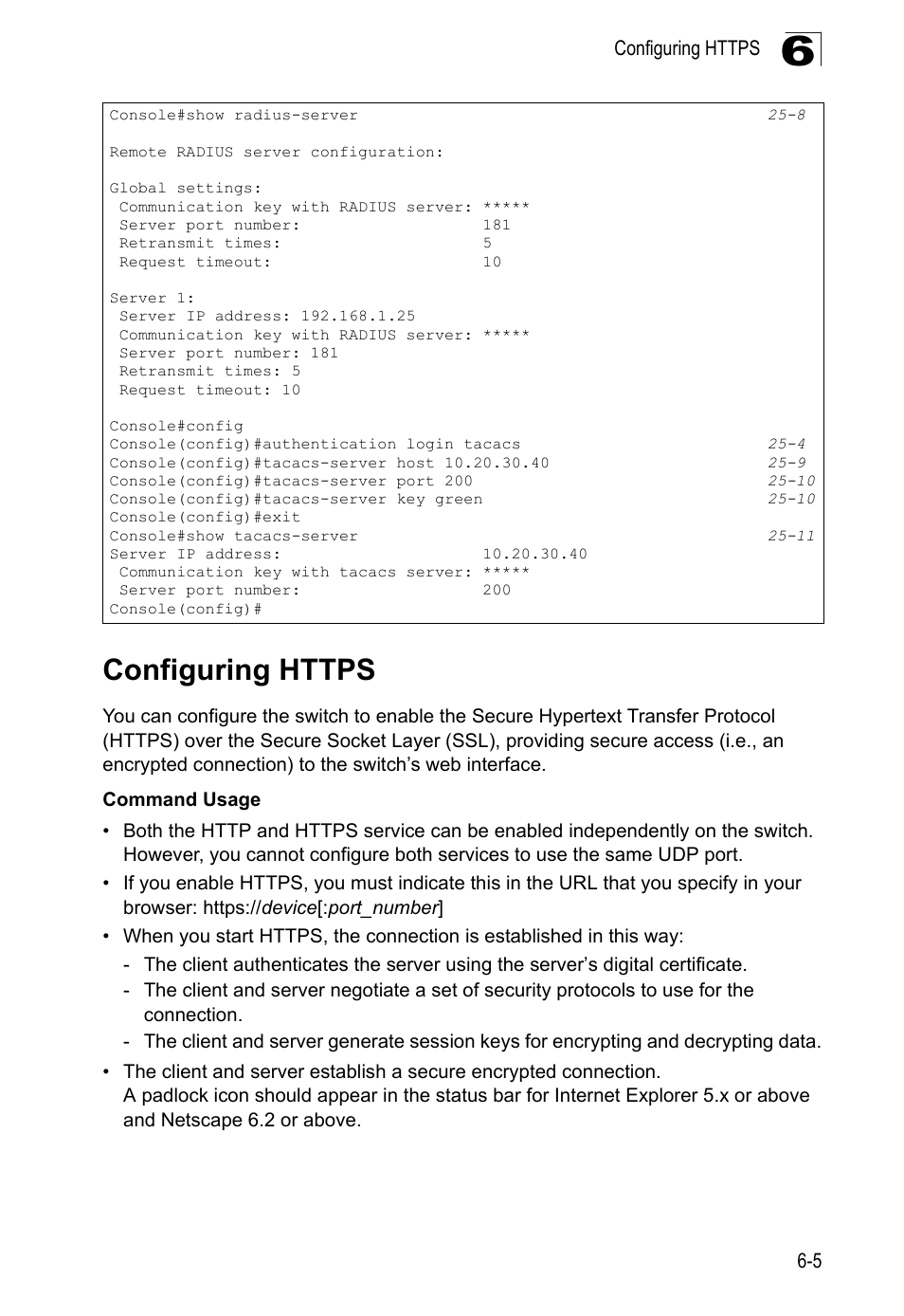 Configuring https | LevelOne GTL-2690 User Manual | Page 140 / 789