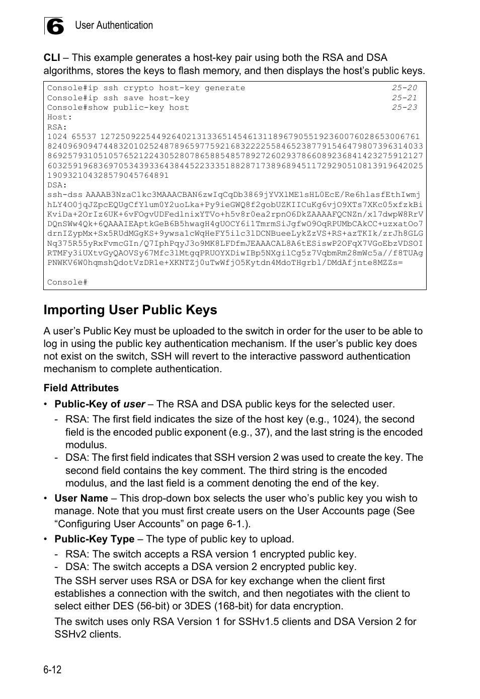 Importing user public keys | LevelOne GTL-2690 User Manual | Page 147 / 789