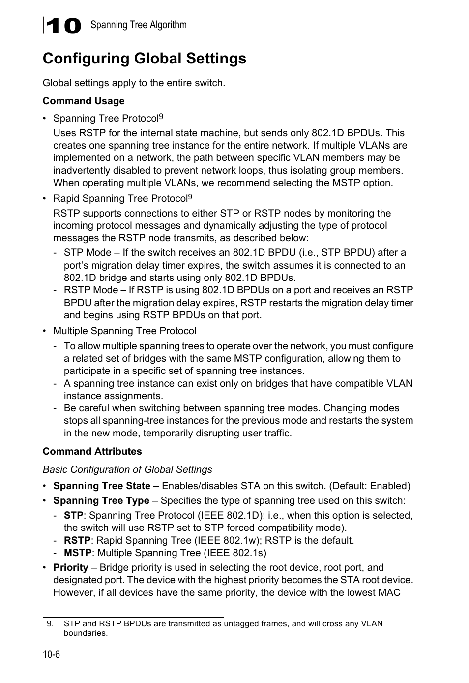 Configuring global settings | LevelOne GTL-2690 User Manual | Page 209 / 789