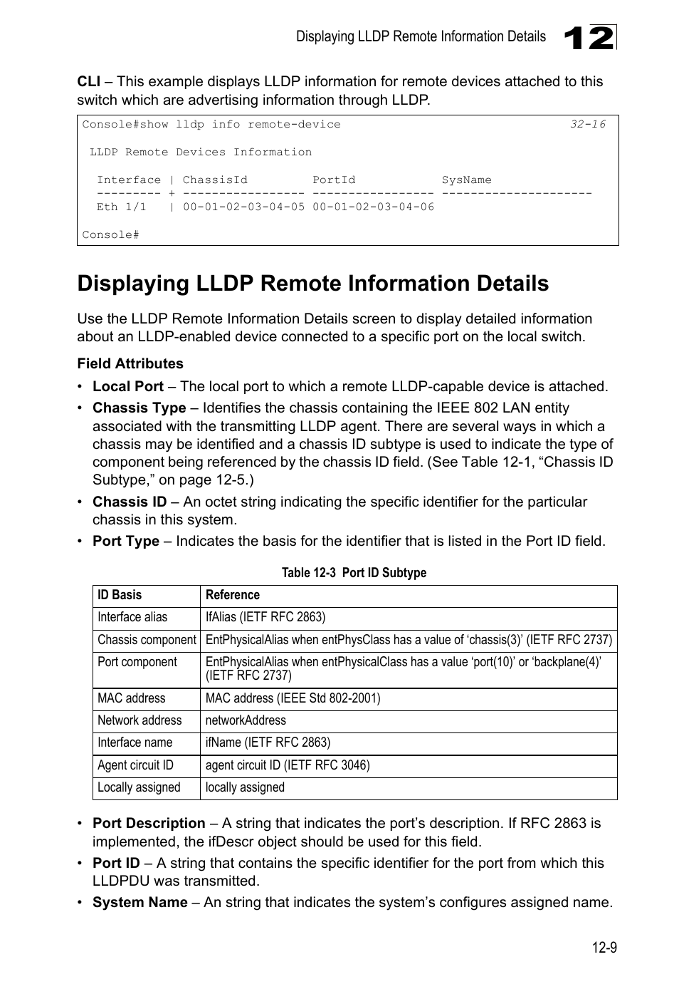 Displaying lldp remote information details | LevelOne GTL-2690 User Manual | Page 256 / 789