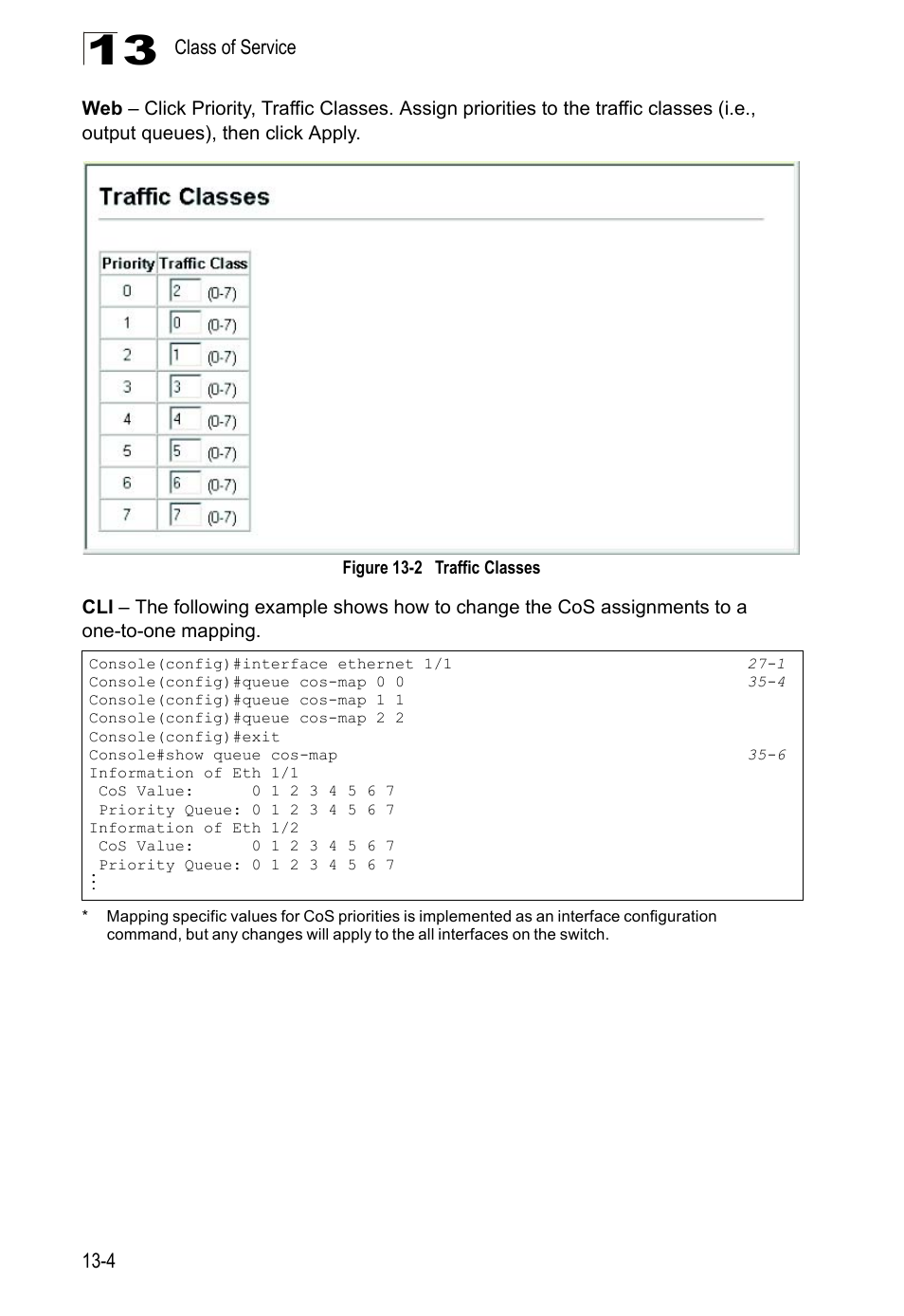 Figure 13-2, Traffic classes | LevelOne GTL-2690 User Manual | Page 265 / 789