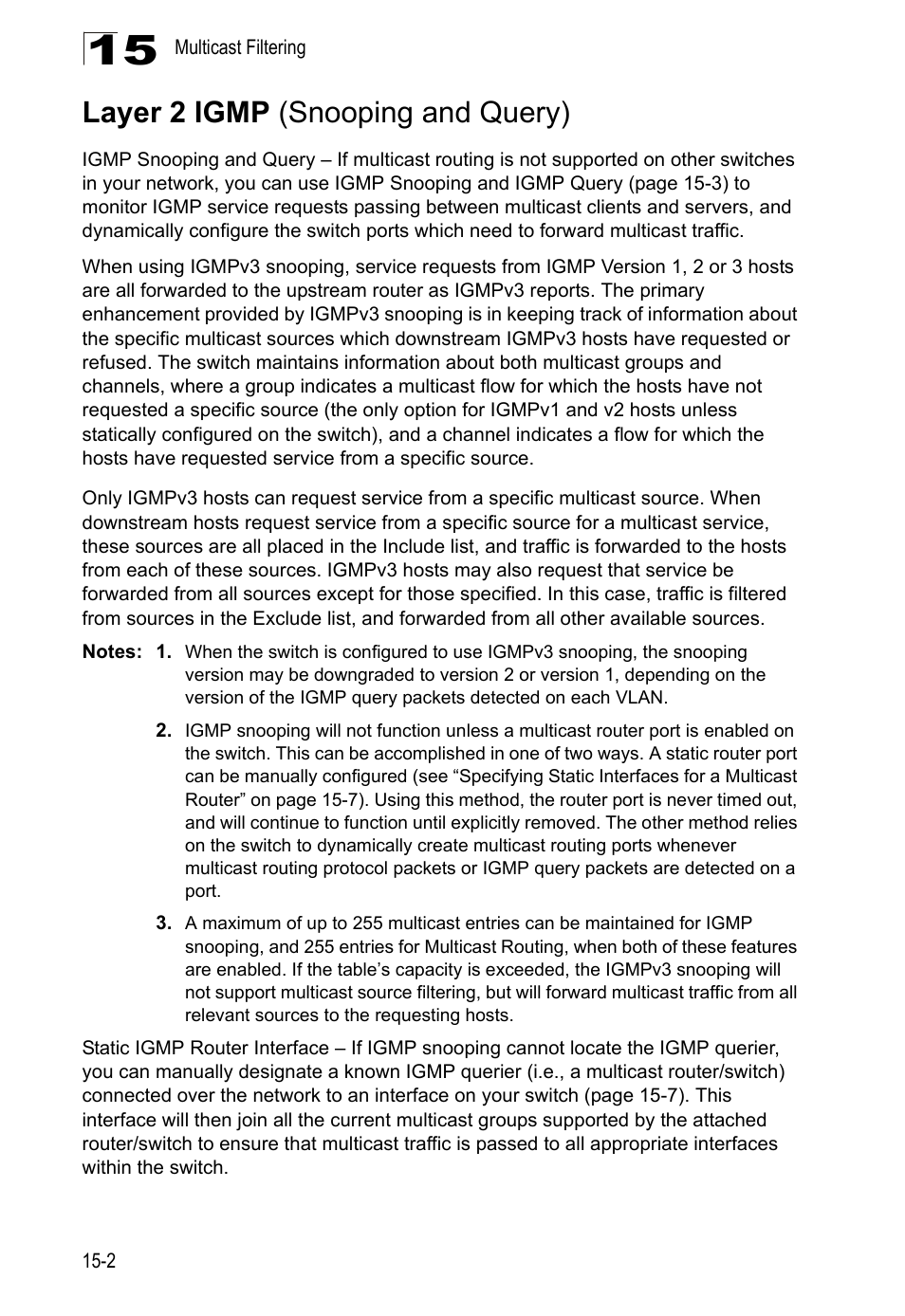 Layer 2 igmp (snooping and query) | LevelOne GTL-2690 User Manual | Page 283 / 789