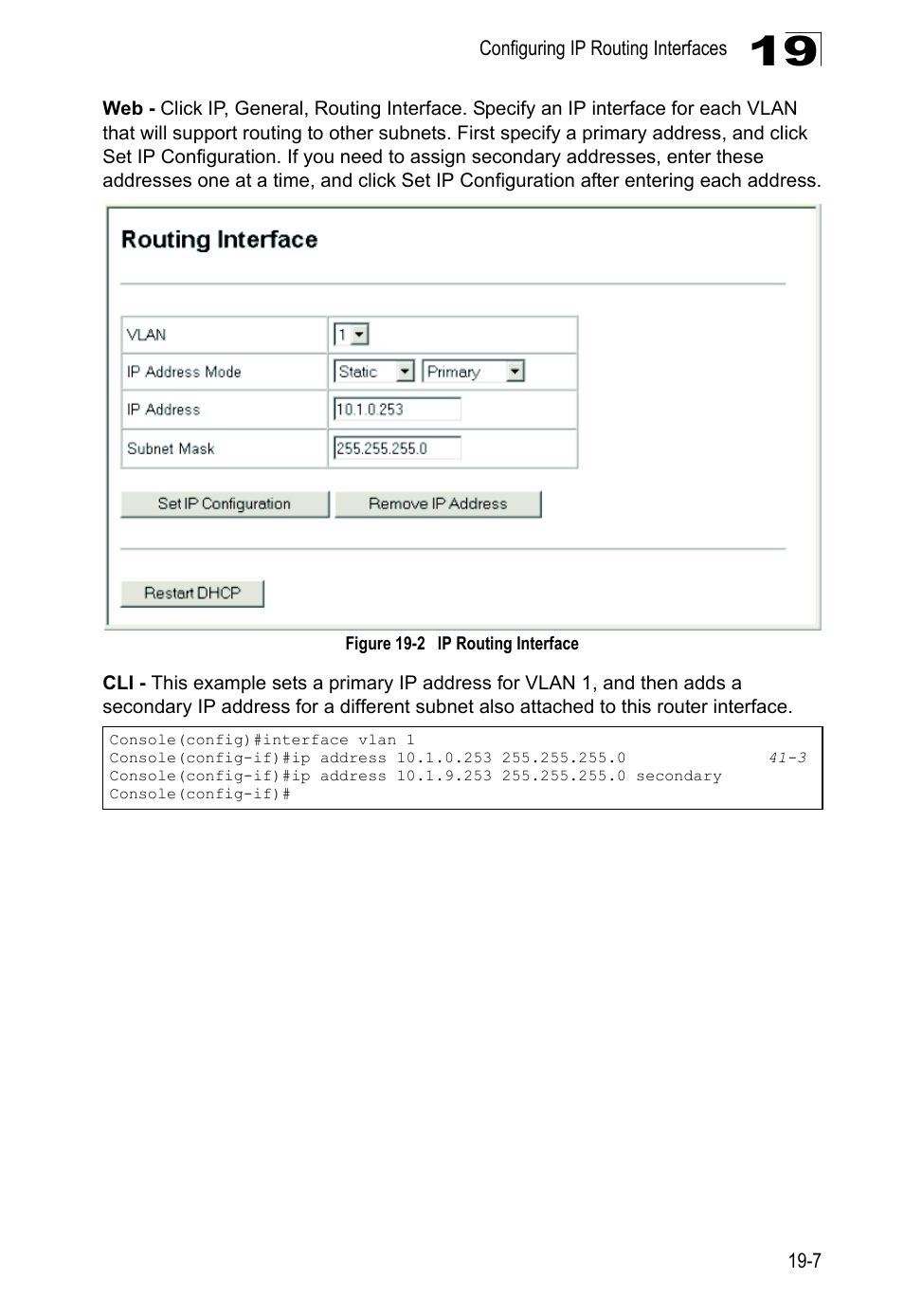 Figure 19-2, Ip routing interface | LevelOne GTL-2690 User Manual | Page 324 / 789