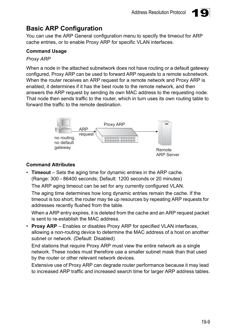 Basic arp configuration | LevelOne GTL-2690 User Manual | Page 326 / 789