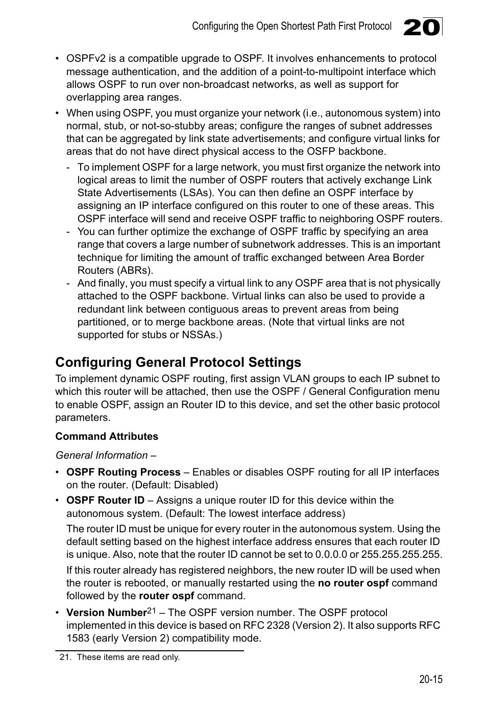 Configuring general protocol settings | LevelOne GTL-2690 User Manual | Page 356 / 789