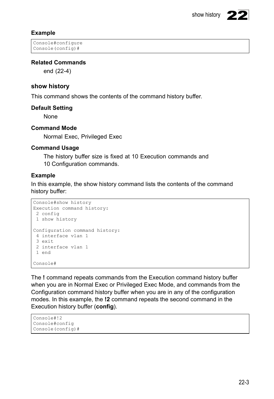 Show history | LevelOne GTL-2690 User Manual | Page 400 / 789