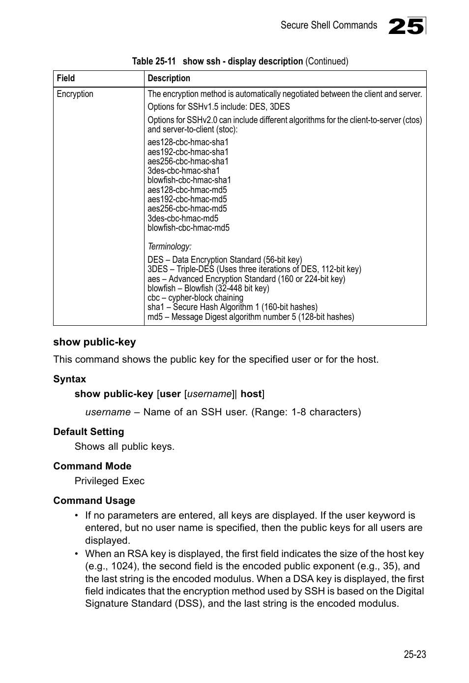Show public-key | LevelOne GTL-2690 User Manual | Page 486 / 789