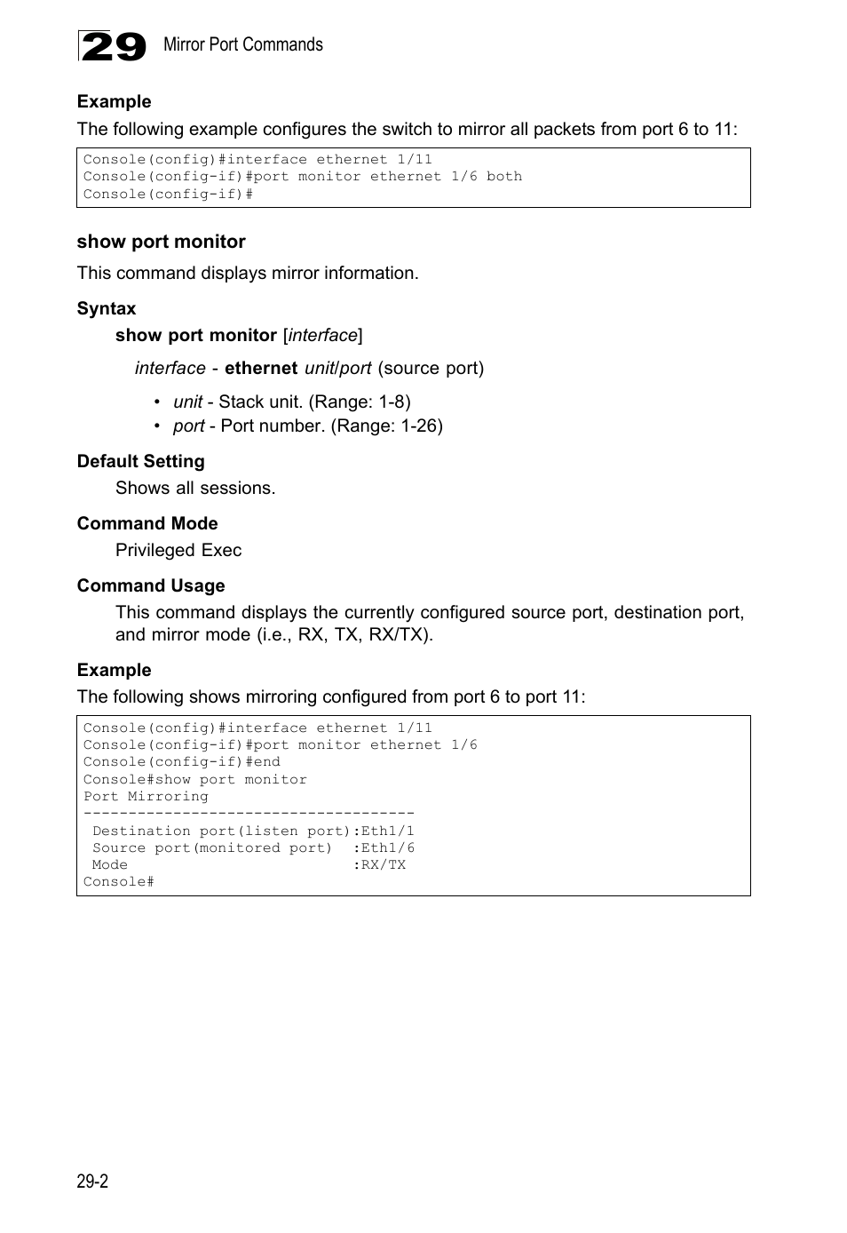Show port monitor | LevelOne GTL-2690 User Manual | Page 541 / 789