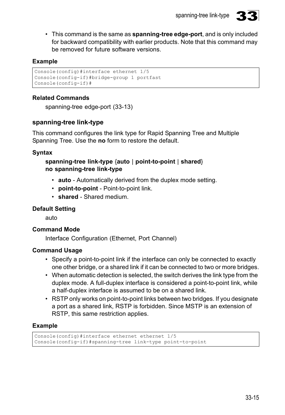 Spanning-tree link-type | LevelOne GTL-2690 User Manual | Page 580 / 789