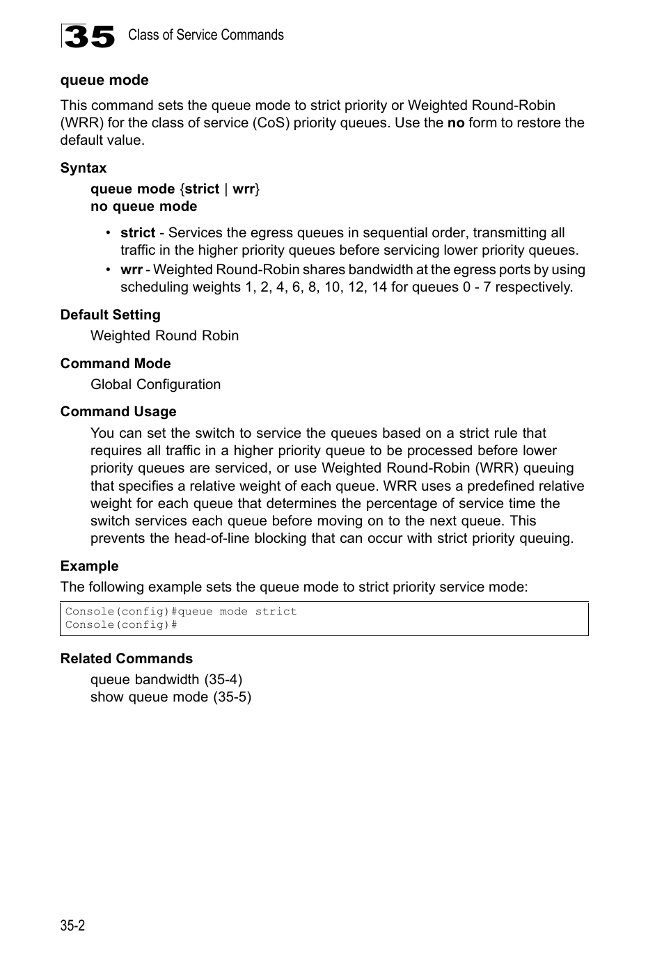 Queue mode | LevelOne GTL-2690 User Manual | Page 611 / 789