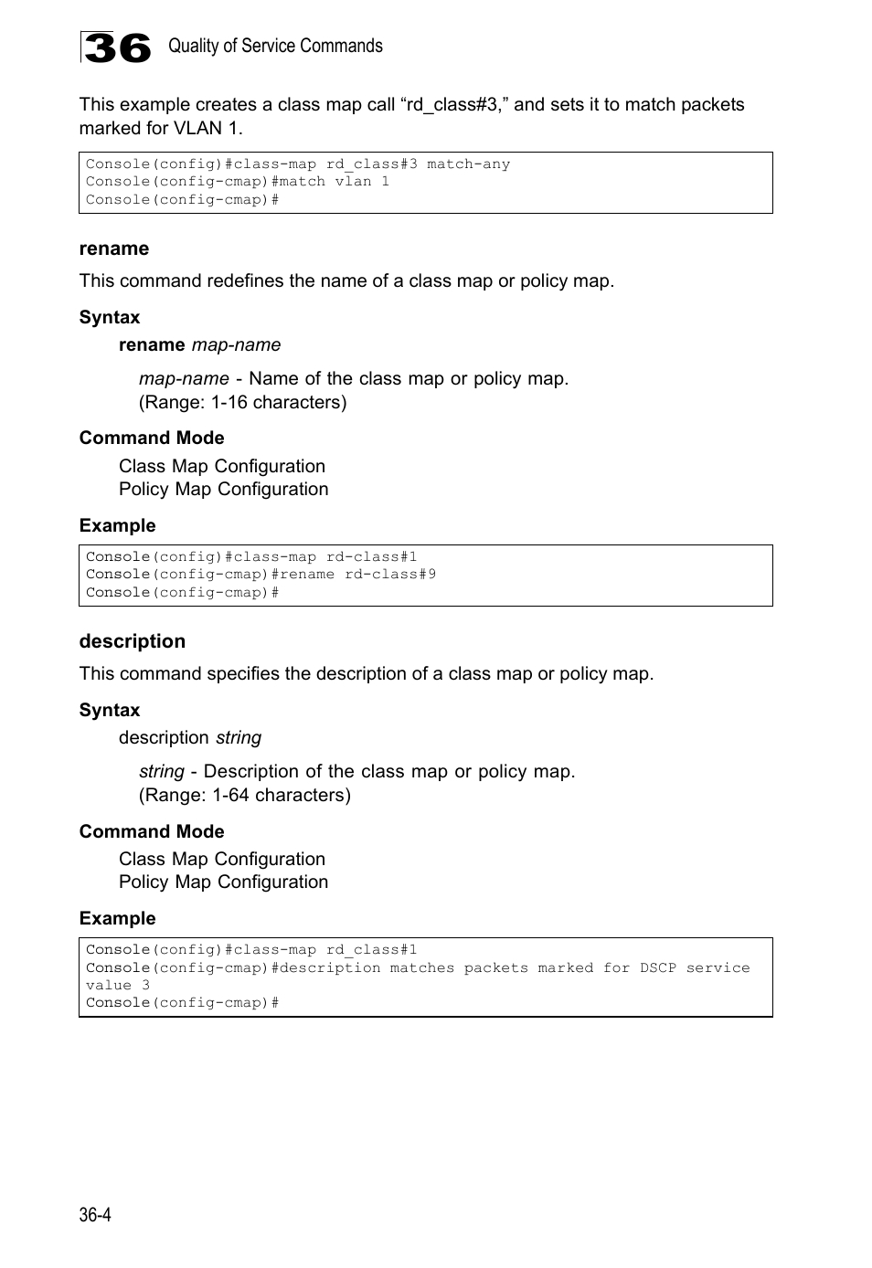 Rename, Description, Rename 36-4 description 36-4 | LevelOne GTL-2690 User Manual | Page 627 / 789