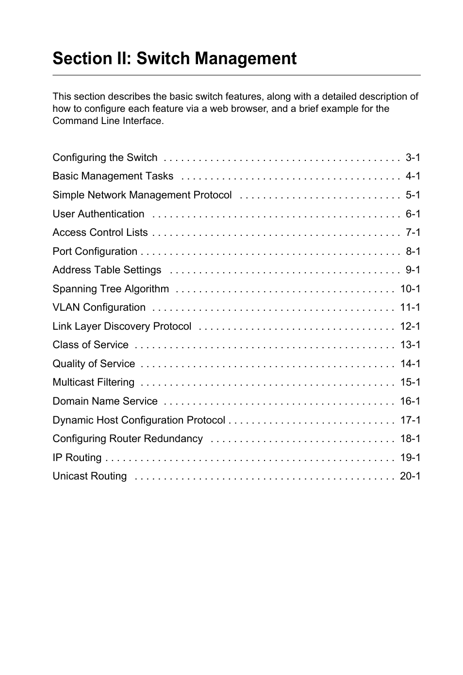 Section ii: switch management | LevelOne GTL-2690 User Manual | Page 63 / 789