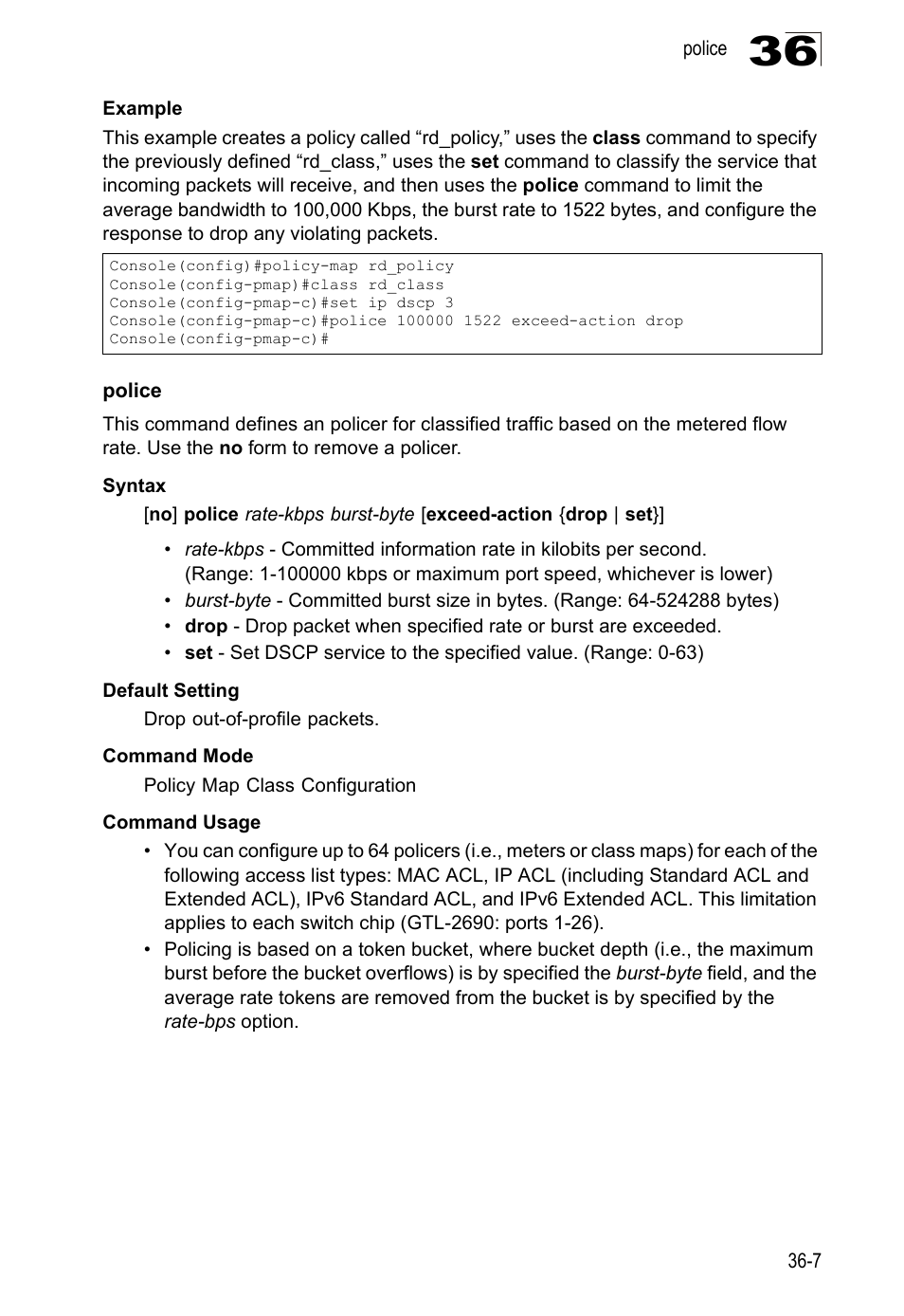 Police, Police 36-7 | LevelOne GTL-2690 User Manual | Page 630 / 789