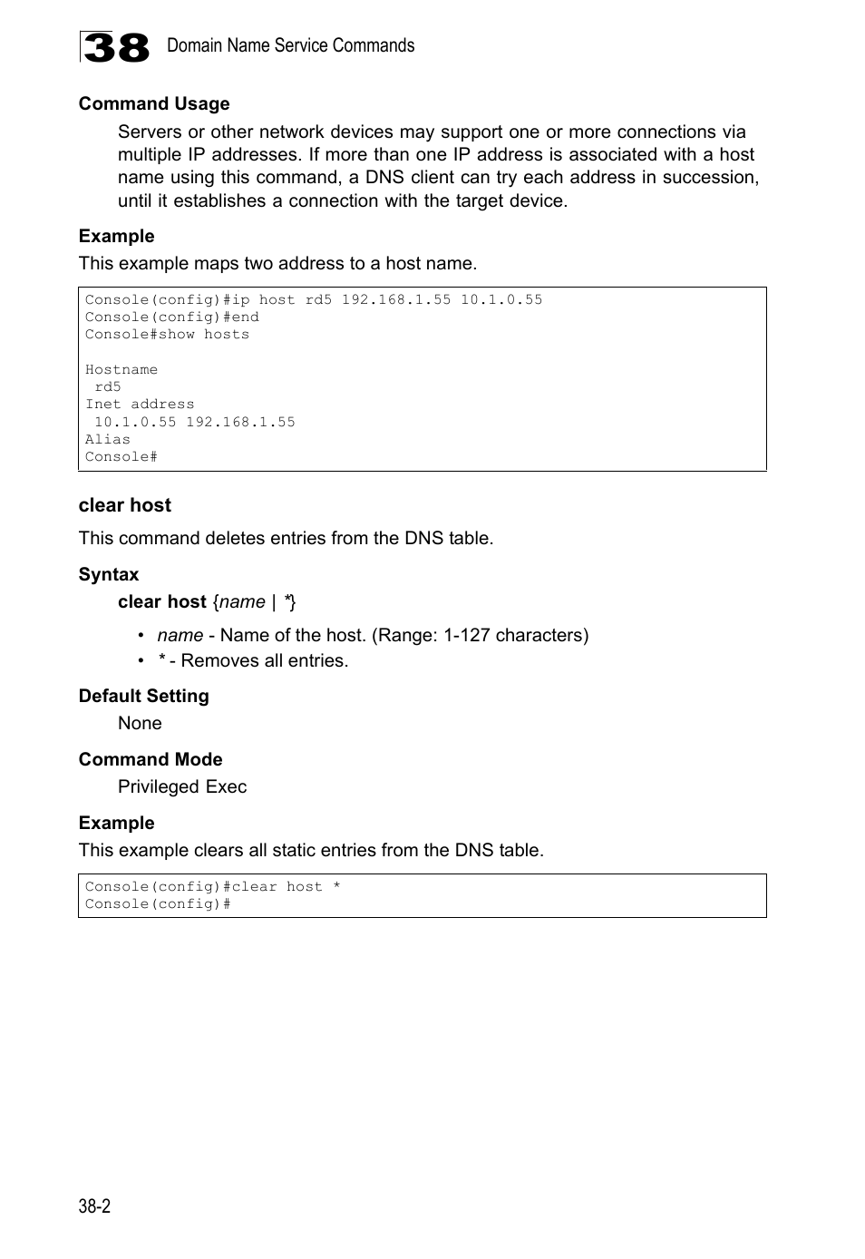 Clear host | LevelOne GTL-2690 User Manual | Page 645 / 789