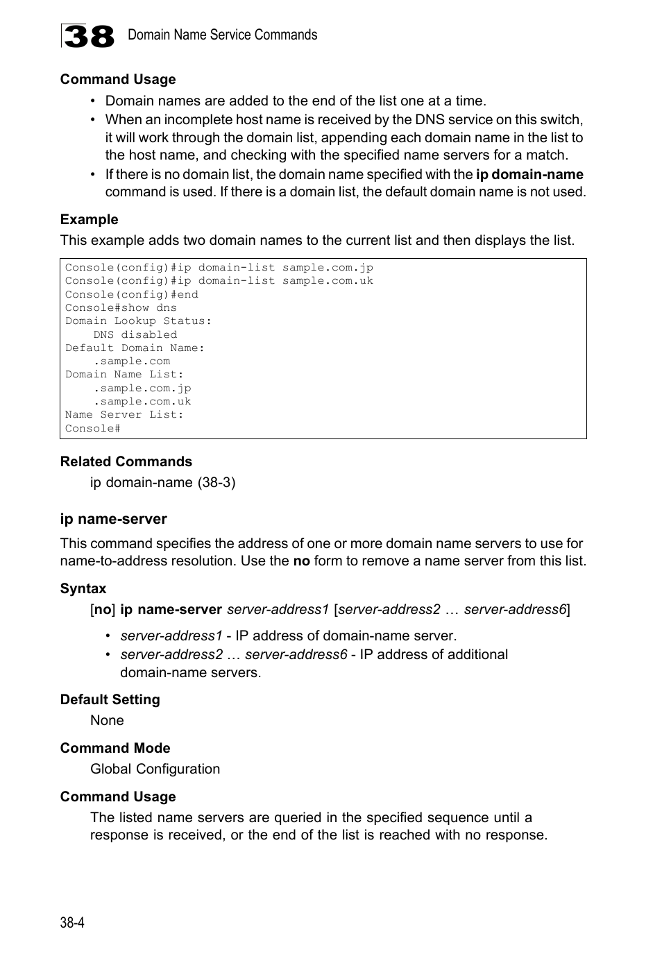 Ip name-server | LevelOne GTL-2690 User Manual | Page 647 / 789