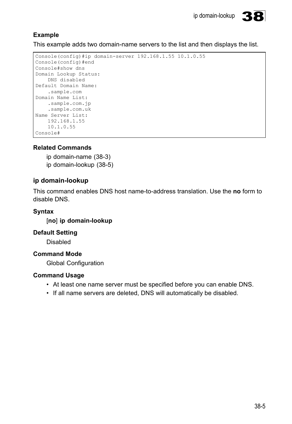 Ip domain-lookup, Ip domain-lookup co | LevelOne GTL-2690 User Manual | Page 648 / 789