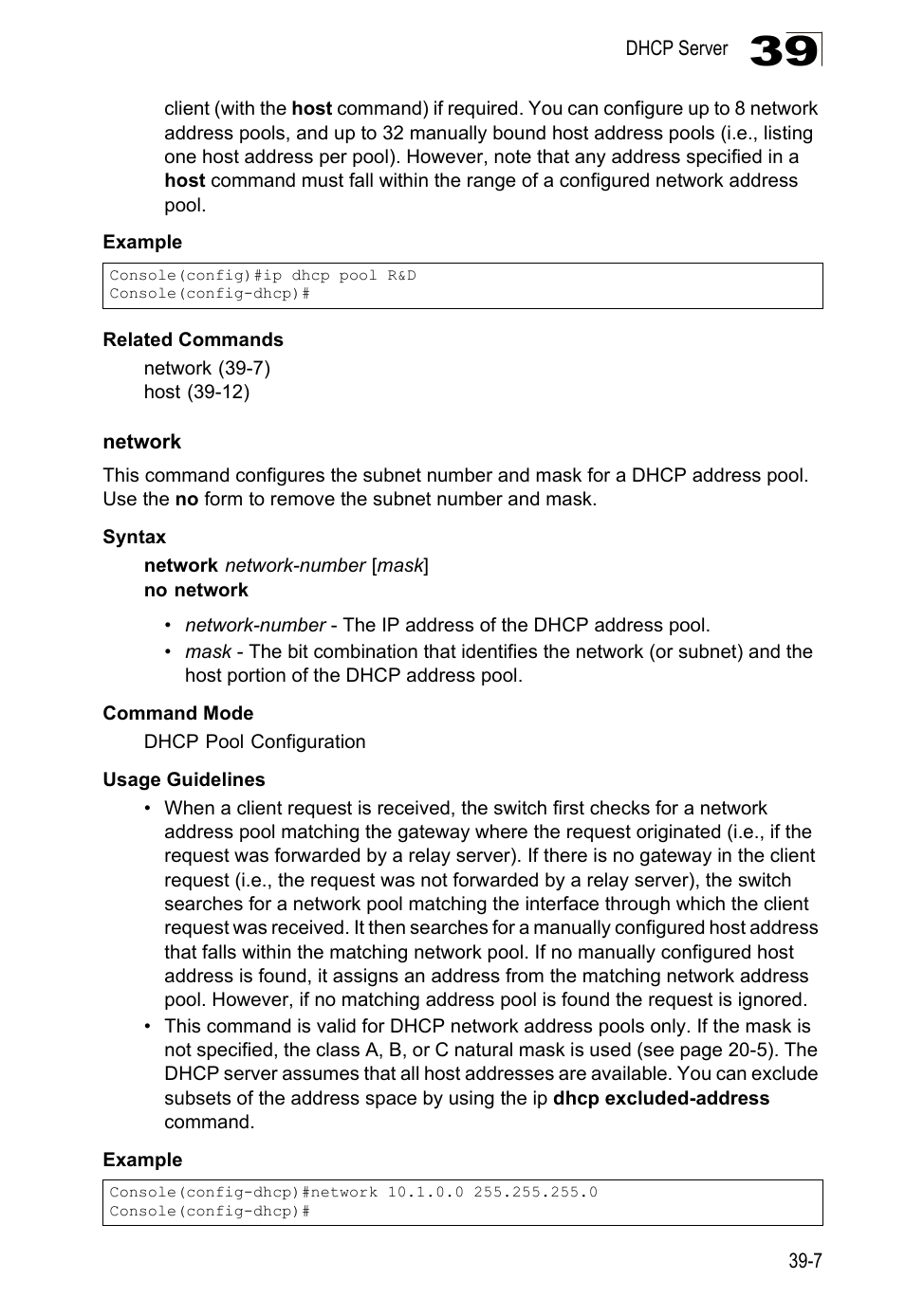 Network, Network 39-7 | LevelOne GTL-2690 User Manual | Page 658 / 789
