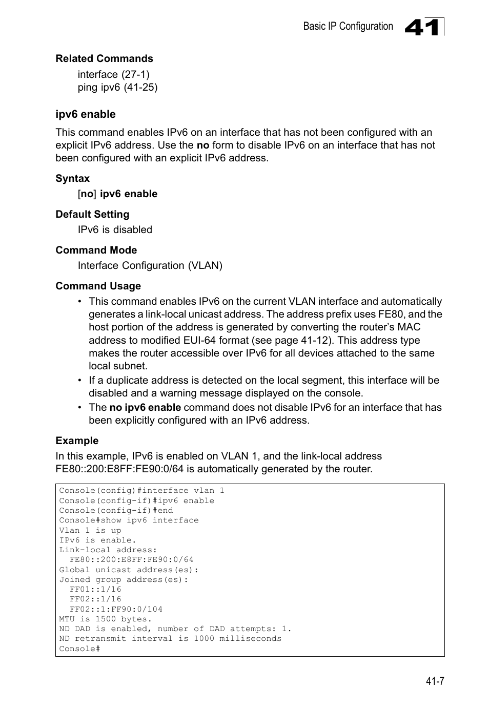 Ipv6 enable | LevelOne GTL-2690 User Manual | Page 684 / 789