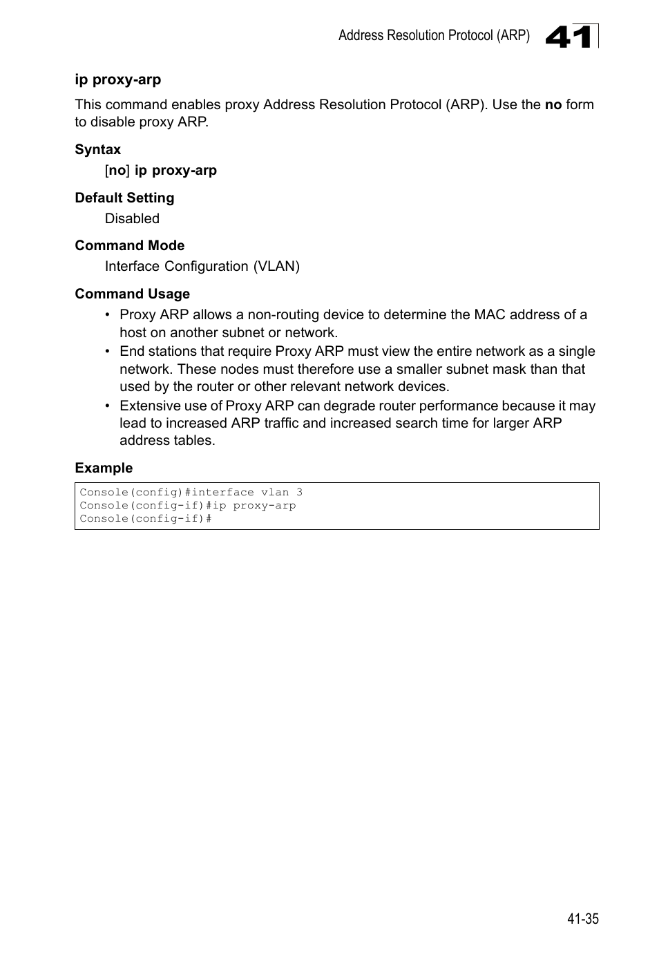 Ip proxy-arp | LevelOne GTL-2690 User Manual | Page 712 / 789
